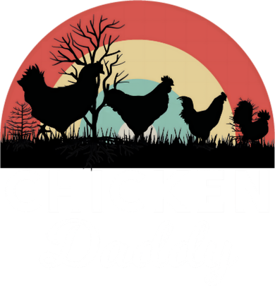 Chicken Daddy With Retro Sunset, Funny Chicken Lover, Farmer Toddler Long Sleeve