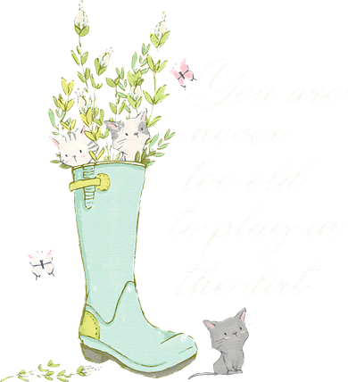 Cats Funny Gardener Gardening Never Too Old To Play In Dirt Tote Bag
