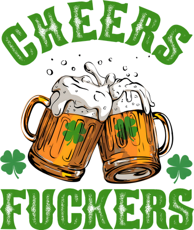 Cheers Fuckers St Patrick's Day Beers Festive Toddler Long Sleeve