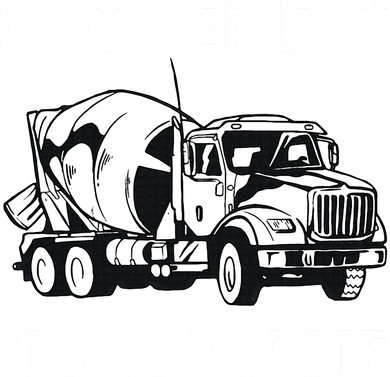 Concrete Finisher Worker Cement Mixer Truck Driver Baby Bodysuit