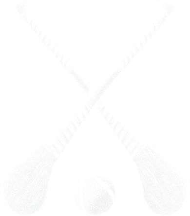 Crossed Hurling Bats Coaster