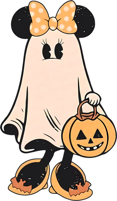Cute Halloween Ghost Outfits Funny Pumpkin Graphic Matching Kids T-Shirt