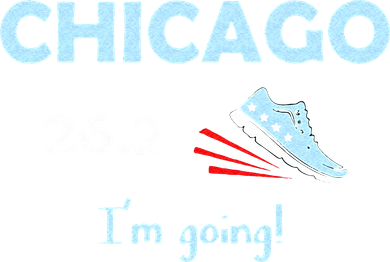 Chicago Im Going Marathon Runner Running 26.2 Women's Long Sleeve Shirt