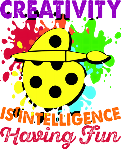 Creativity Is Intelligence Having Fun Mousepad