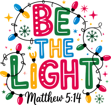 Christmas Light Be The Light Matthew Christian Polo