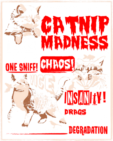 Catnip Madness Cute Kitten Cat Lover Gift For Cat Owners Baby Bodysuit