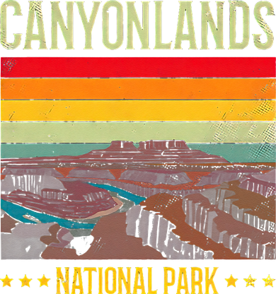 Canyonlands National Park US Vintage USA Utah State Lover Women's Tank Top