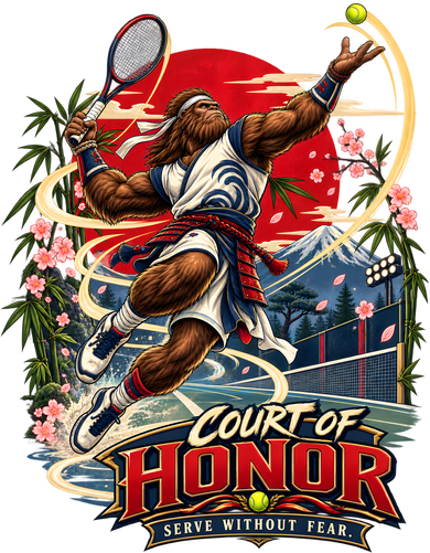 Court Of Honor – Bigfoot Samurai Tennis Women's Dry Zone Grid Polo