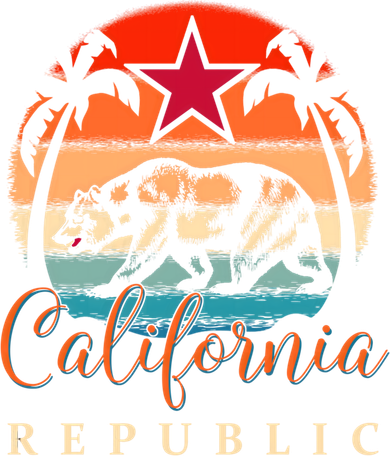California Republic Socal Norcal Flag Cencal Cali Vintage Cute Gift Doggie Tank