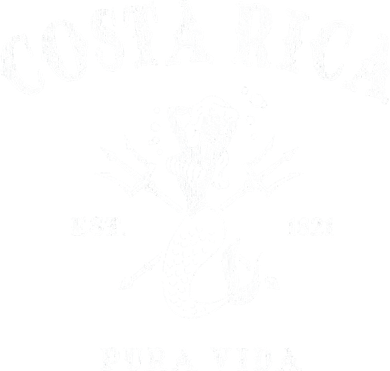 Costa Rica Vintage Pura Vida Mermaid Nautical Toddler T-Shirt