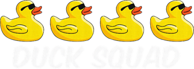 Cool Sunglasses Duck Squad Matching Tote Bag