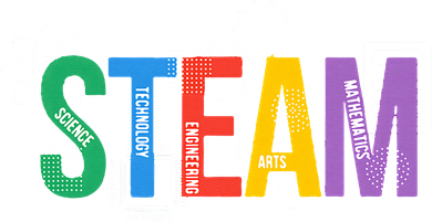 Colorful Steam Letters For Steam Program Teacher And Student Women's T-Shirt
