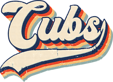Cubs Sports Name Vintage Retro Gift Beanie