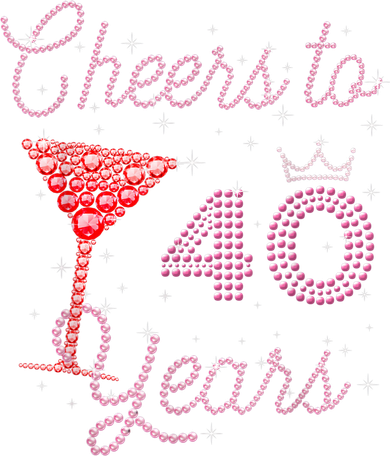 Cheers To 40 Years 40th Birthday 40 Years Old Bday Mousepad