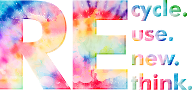 Colorful Tie Dye Recycle Reuse Renew Rethink Celebrate Earth Day Kids Long Sleeve Shirt