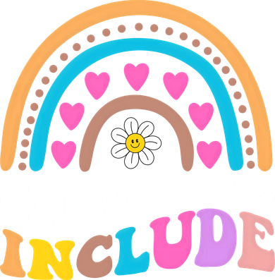 Choose To Include Colorful Rainbow Doddie Hoodie