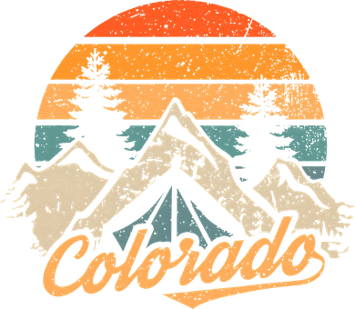Colorado Tee Retro Vintage Mountains Nature Hiking Camping Doddie Hoodie