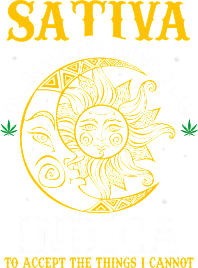 Cannabis Weed Fun Sativa To Change The Things I Can Indica Button
