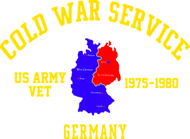 Cold War Service Germany US Army Veteran 1975 To 1980 Women's T-Shirt