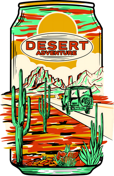 Desert Adventure Soda Can Women's Long Sleeve Shirt
