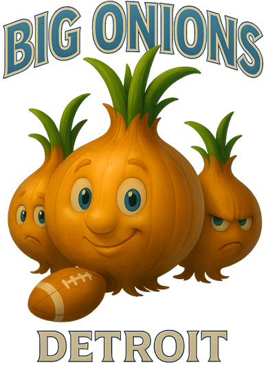 Detroit Big Onions Funny Football Backpack
