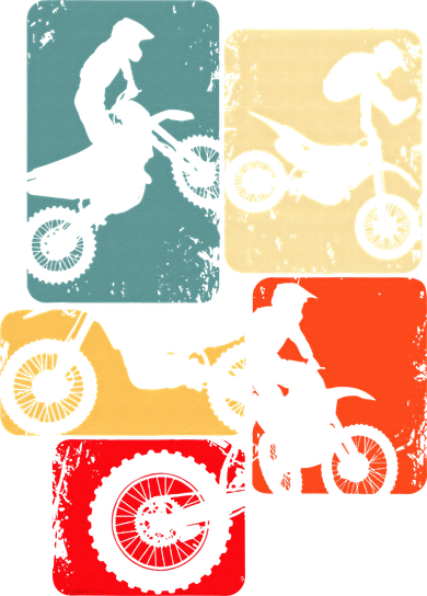 Dirt Bike Rider Motocross Enduro Dirt Biking Women's Sweatshirt