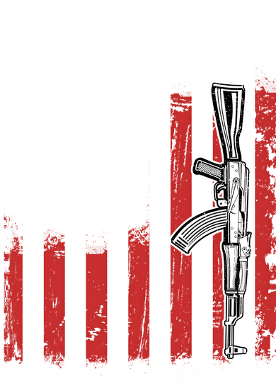 DILF Damn I Love Firearms Distressed USA American Flag Toddler Hoodie