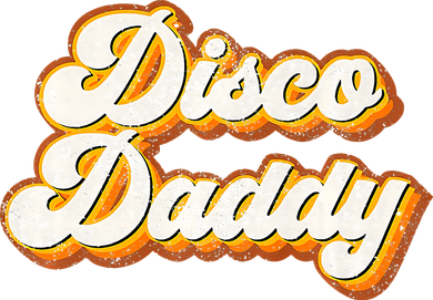 Disco Daddy Retro Matching60s 70s Party CostumeDad Coaster