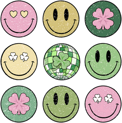 Disco Emoji St Patrick Day Cute Mousepad