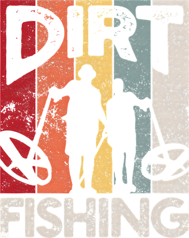 Dirt Fishing Funny Beach Treasure Detecting Metal Detector Women's T-Shirt