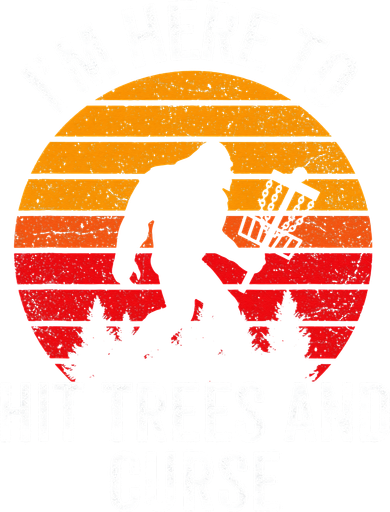 Disc Golf Bigfoot Disk Golfer Fathers Day Kids Sweatshirt