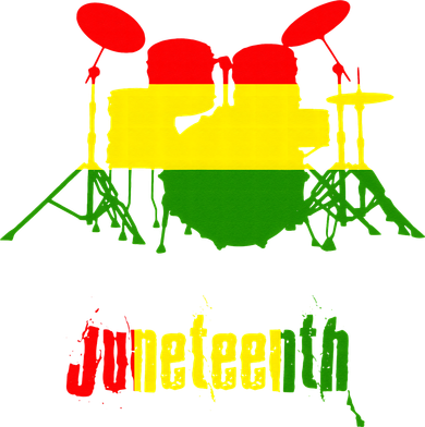 Drummer Juneteenth Day Black Pride History Love Music Drum Women's Long Sleeve Shirt