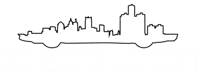Detroit Motor City Skyline Car Women's Long Sleeve Shirt
