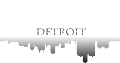Detroit Mirrored Skyline Mousepad