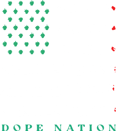 Dope Nation Flag Marijuana 420 Leaf Weed Weed Day Cannabis Funny Women's Sweatshirt