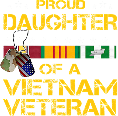 Daughter Of A Vietnam Veteran Im Proud My Dad Golf Towel