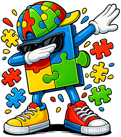 Dabbing Puzzle Autism Women's T-Shirt