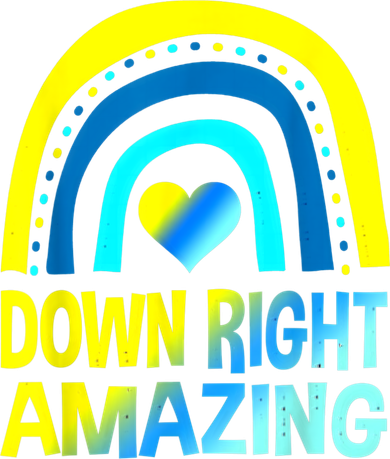 Down Right Amazing Down Syndrome Shirts Awareness Women's Long Sleeve Shirt