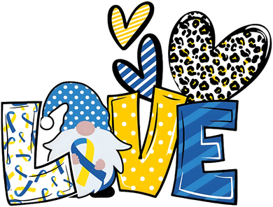 Down Syndrome Love Gnome Awareness Toddler Hoodie
