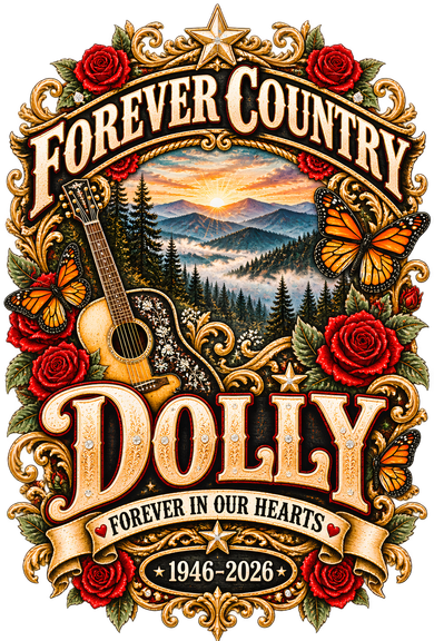 Dolly Tribute Forever Country 1946-2026  Coffee Mug