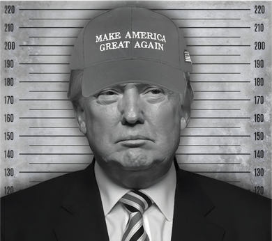 Donald Trump Mugshot Make America Great Again Backpack