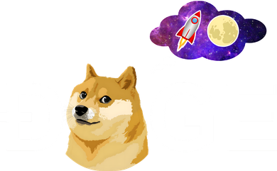 Doge To The Moon Galaxy Cryptocurrency Women's Sweatshirt