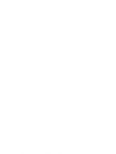 Dads With Beard Are Better Funny Bearded Dad Fathers Day Cool Gift Kids Hoodie