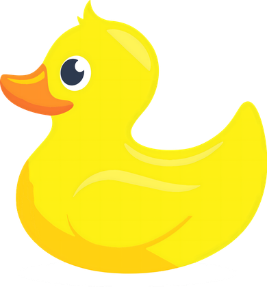Duck Yelllow Cute Duckie Tee Great For Kids Women's Hoodie