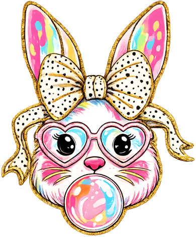 Easter Cute Bunny Leopard Rabbit Women's Sweatshirt