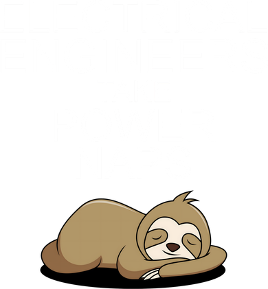 Electrical Engineers Take Power Naps Funny Sloth Ceramic Ornament