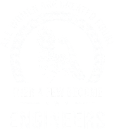 Engineer For Women Engineer Button