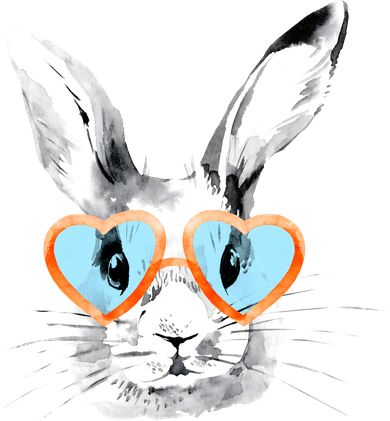 Easter Male Bunny Cute Holiday Golf Towel