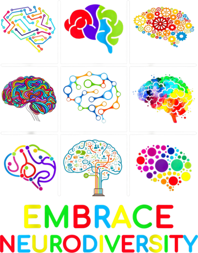 Embrace Neurodiversity Video Game Autism Awareness ASD Mousepad