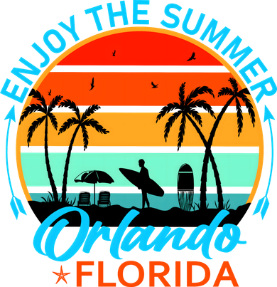 Enjoy The Summer Orlando Florida Baby Bodysuit